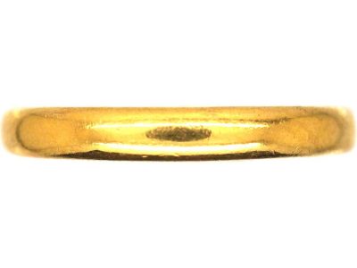 22ct Gold Wedding Ring by Charles Green & Sons Assayed in 1936