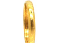 22ct Gold Wedding Ring by Charles Green & Sons Assayed in 1936