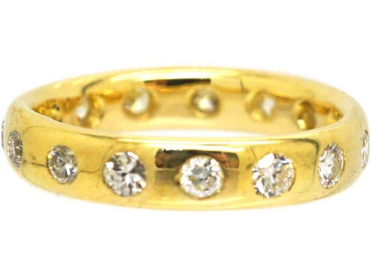 18ct Gold Eternity Ring set with Diamonds