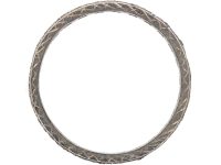 Early 20th Century Platinum Narrow Eternity Ring set with Diamonds