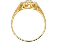 Victorian 18ct Yellow Gold, Diamond Cluster Ring