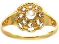 Victorian 18ct Yellow Gold, Diamond Cluster Ring