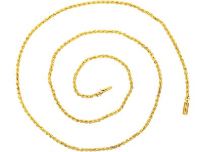 Edwardian 15ct Gold Prince of Wales Twist Chain