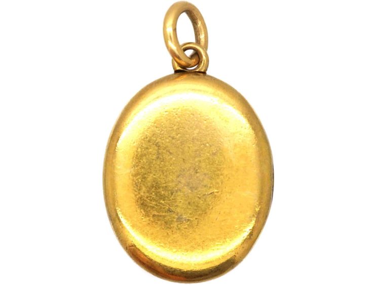 Victorian 18ct Gold Oval Locket