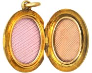 Victorian 18ct Gold Oval Locket