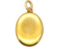 Victorian 18ct Gold Oval Locket