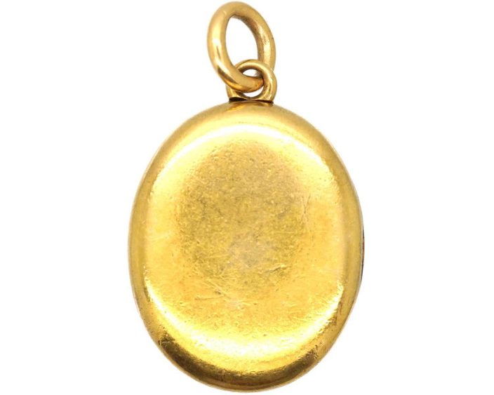 Victorian 18ct Gold Oval Locket