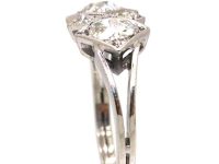 Art Deco Platinum Four Stone Diamond Ring