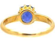 Edwardian 18ct Gold, Sapphire Solitaire Ring