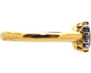 Edwardian 18ct Gold, Sapphire Solitaire Ring