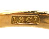 Edwardian 18ct Gold, Sapphire Solitaire Ring