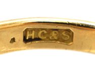 Edwardian 18ct Gold, Sapphire Solitaire Ring