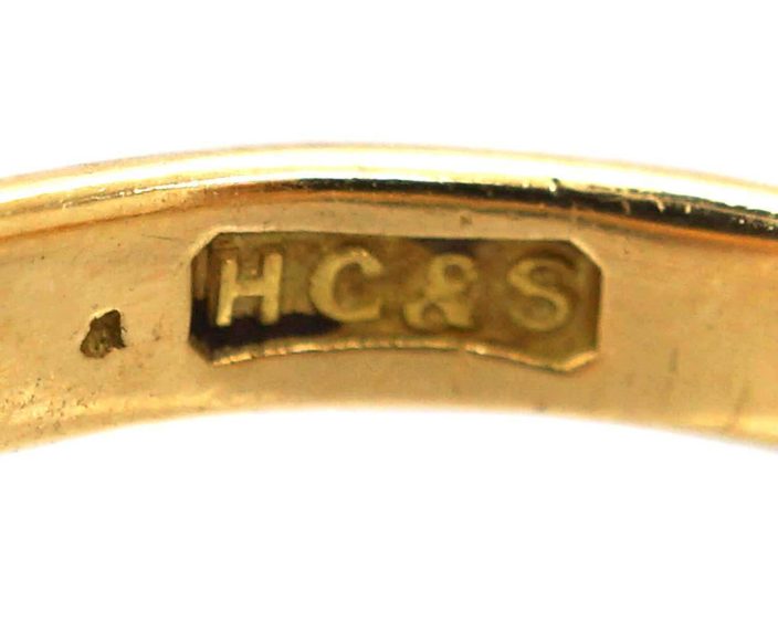 Edwardian 18ct Gold, Sapphire Solitaire Ring