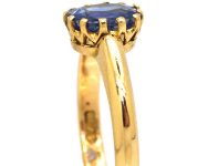 Edwardian 18ct Gold, Sapphire Solitaire Ring