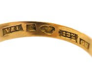 Mid 20th Century Swedish 18ct Gold Signet Ring set with an Onyx