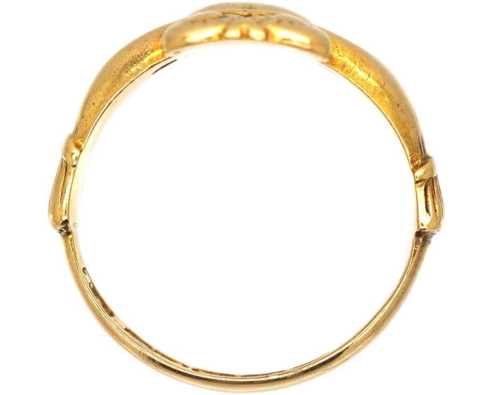 Late 19th Century 18ct Gold Claddagh Ring