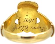 Late 19th Century 18ct Gold Claddagh Ring