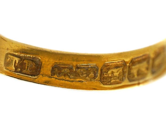 Late 19th Century 18ct Gold Claddagh Ring
