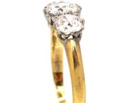 Edwardian 18ct Gold & Platinum, Three Stone Diamond Ring