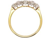 Early 20th Century 18ct Gold & Platinum, Five Stone Diamond Ring