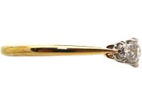 Early 20th Century 18ct Gold & Platinum, Five Stone Diamond Ring