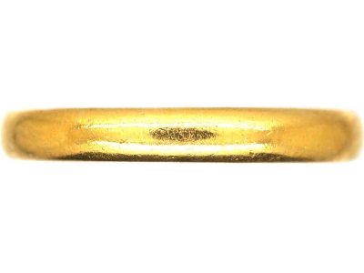 22ct Gold Wedding Ring Assayed in 1939