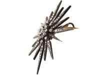 Victorian Diamond Star Brooch
