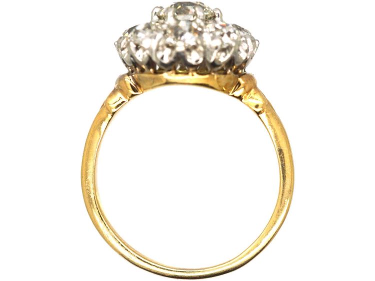 Early 20th Century 18ct Gold Diamond Cluster Ring
