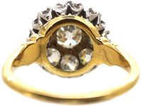 Early 20th Century 18ct Gold Diamond Cluster Ring