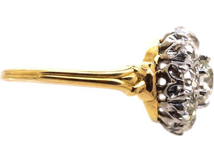 Early 20th Century 18ct Gold Diamond Cluster Ring