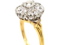 Early 20th Century 18ct Gold Diamond Cluster Ring