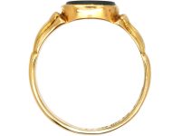 Victorian 18ct Gold Signet Ring set with a Bloodstone