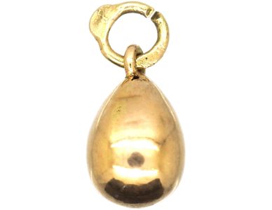 Early 20th Century Small 14ct Gold Russian Egg