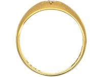 Early 20th Century 18ct Gold, Single Stone Diamond Gypsy Ring