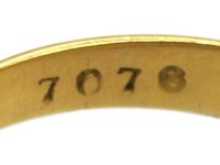Early 20th Century 18ct Gold, Single Stone Diamond Gypsy Ring