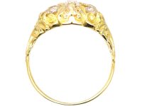 维多利亚时代 18K 金钻石簇镶戒指