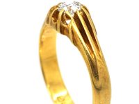 Early 20th Century 18ct Gold Ring set with a Diamond