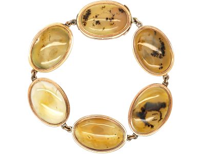 Georgian Gold, Agate Bracelet