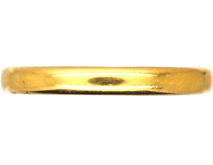22ct Gold Wedding Ring Assayed in 1939