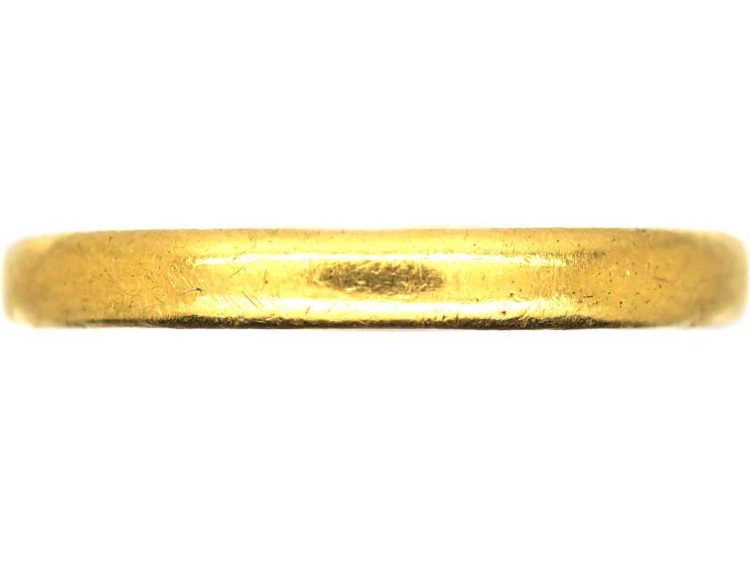 威廉四世时期 18K 金结婚戒指，1832年检验