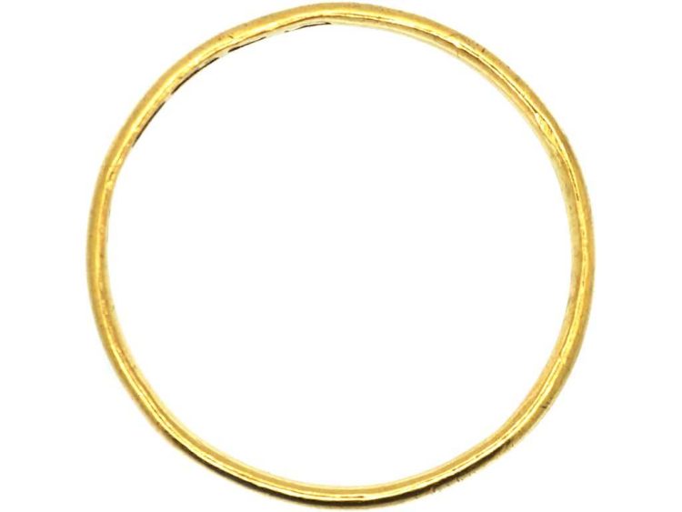 威廉四世时期 18K 金结婚戒指，1832年检验