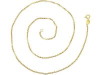 9ct Gold Trace Link Chain Assayed in 1962