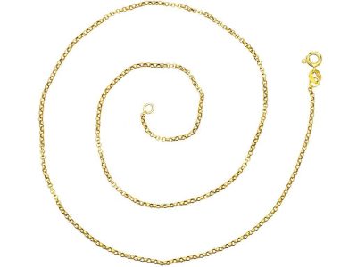 9ct Gold Trace Link Chain Assayed in 1962