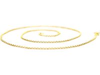 9ct Gold Trace Link Chain Assayed in 1962