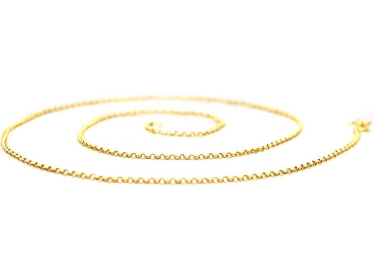 9ct Gold Trace Link Chain Assayed in 1962