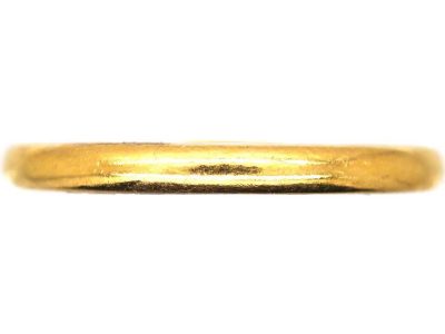 22ct Gold Wedding Ring Assayed in 1937