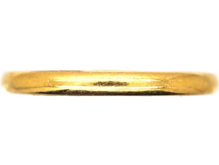 22ct Gold Wedding Ring Assayed in 1937