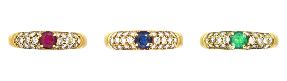 Vintage Chaumet rings from our collection