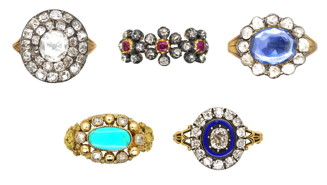 Georgian rings from our collection