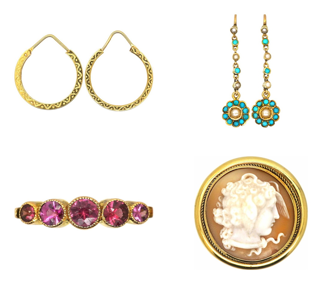 Antique jewellery gifts from £750 to £1,500